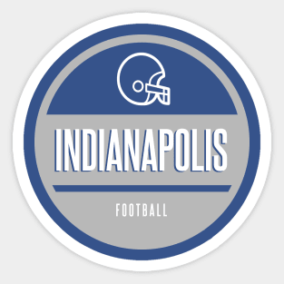 Indianapolis retro football Sticker